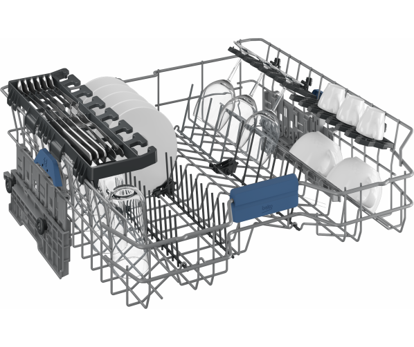 Beko BDSN36440XC inbouw vaatwasser - half geintegreerd