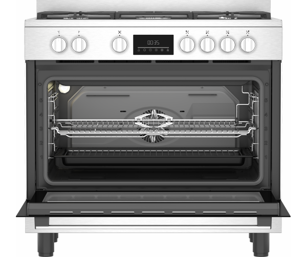 Beko BGM11227EXN vrijstaand fornuis - roestvrijstaal