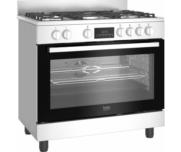 Beko BGM11227EXN vrijstaand fornuis - roestvrijstaal