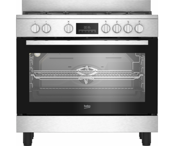 Beko BGM11227EXN vrijstaand fornuis - roestvrijstaal