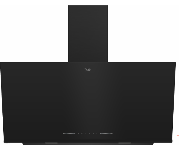 Beko afzuigkap BHCA96641BBBHS met intensiefstand en touch control