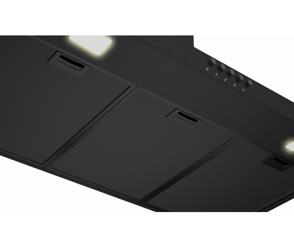 Beko BHCB96622BBB vrijstaand afzuigkap - zwart