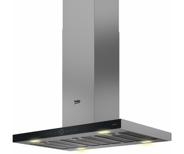 Zwarte Beko afzuigkap met touchbediening
