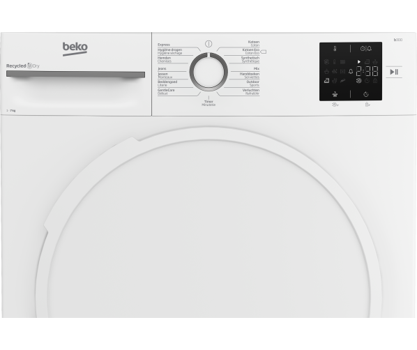 Beko BM3T3722W vrijstaand droger - wit