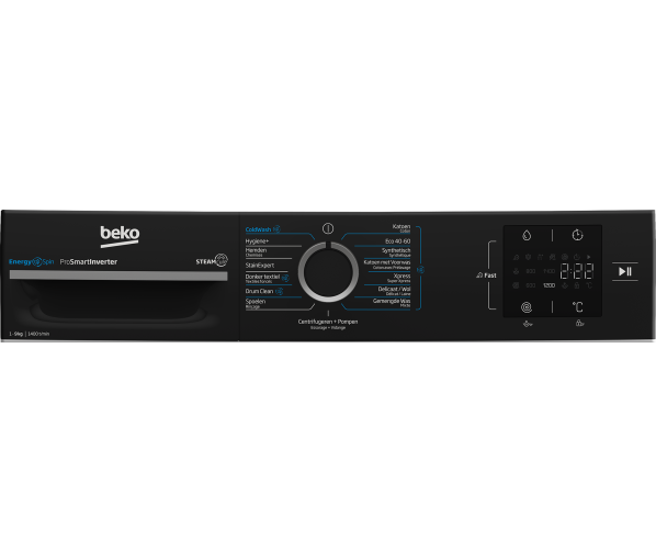 Beko BM3WFT3941B wasmachine met 9 kg en 1400 toeren