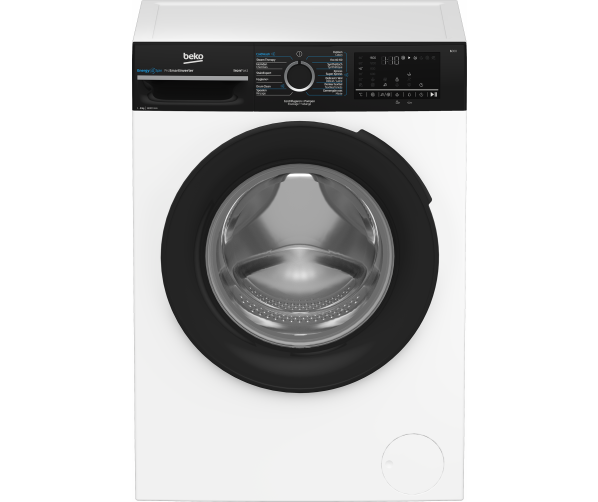 Beko BM3WFU4861B wasmachine met SteamCare - wit