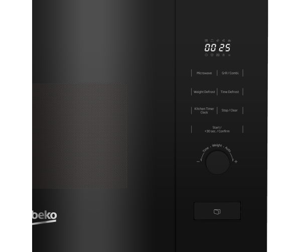 Beko BMGB 20212 B inbouw magnetron met grill - zwart