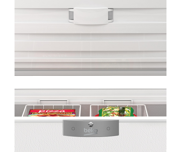 Beko HSM22340 vrijstaand vrieskist - wit