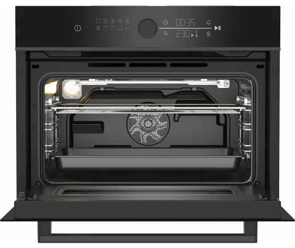 Beko BBCW13400DX inbouw oven met magnetron - zwart