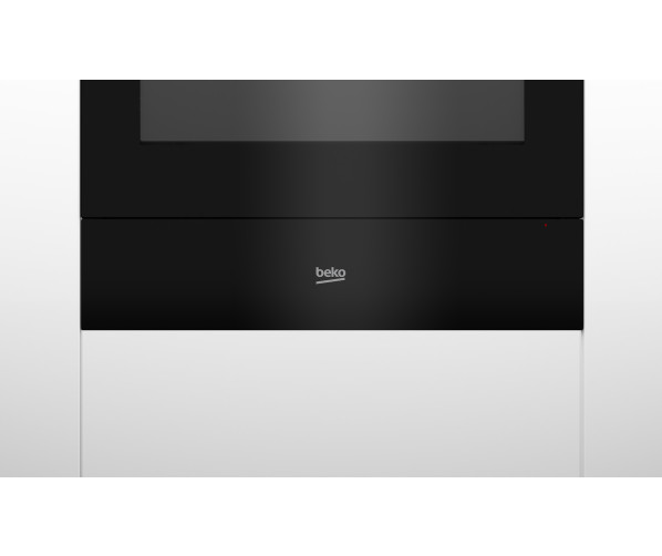 Beko BDRW 11401 FB inbouw warmhoudlade - zwart glas