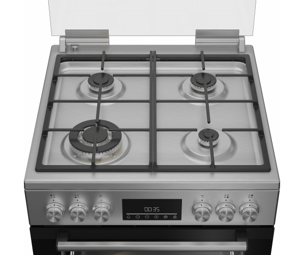 Beko FBE6133XS NL vrijstaand fornuis - roestvrijstaal