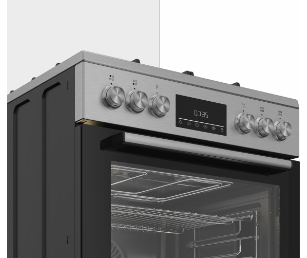 Beko FBE6133XS NL vrijstaand fornuis - roestvrijstaal