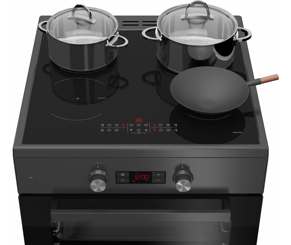 Beko FSM89301GA vrijstaand fornuis - antraciet