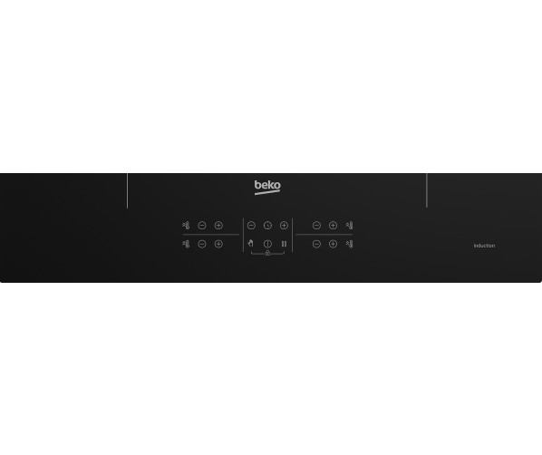 De bediening van de Beko HII64200SMT kookplaat met tiptoetsen