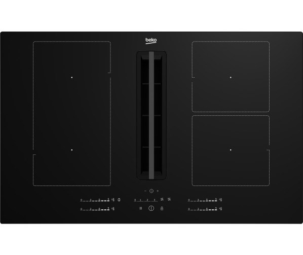 Beko HIXI 84700 UF inbouw inductie kookplaat met afzuiging