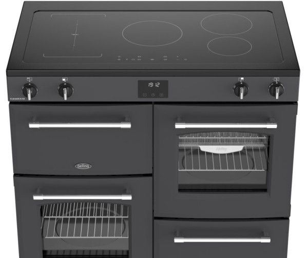 Inductiekookplaat Belling FARMHOUSE 100Ei ANT met 5 zones en bridgefunctie