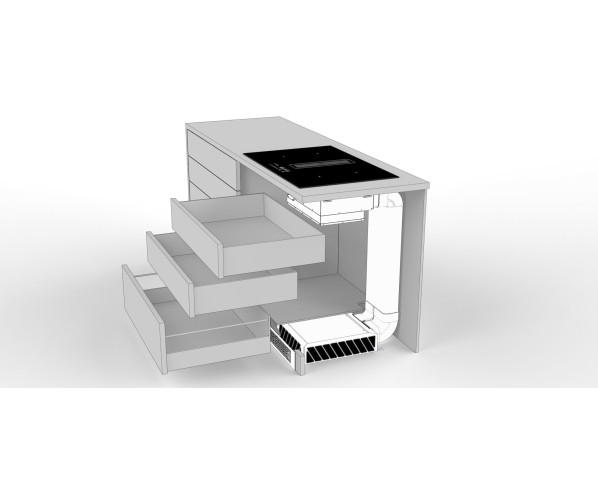 Blaufilter P900 rechthoekige plint plasmafilter