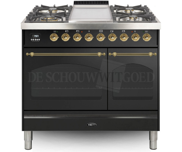 Boretti VFPN94ANG fornuis gasoven antraciet
