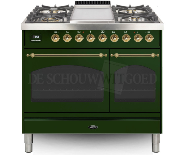 Boretti VFPN94GRG fornuis groen