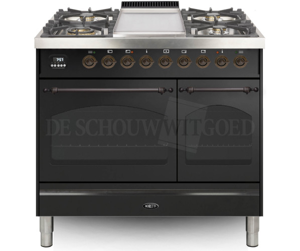 Boretti VFPNO94AN fornuis antraciet