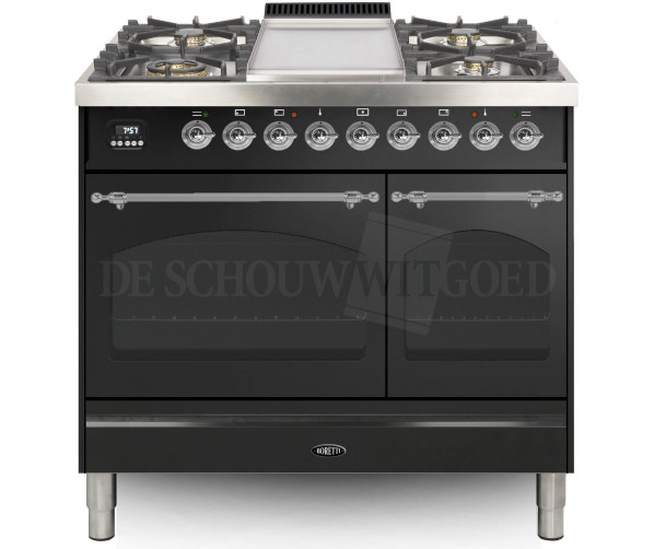 Boretti VFPNR94ANG fornuis gasoven antraciet