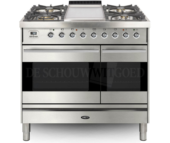 Boretti VFPS94IXG fornuis gasoven roestvrijstaal