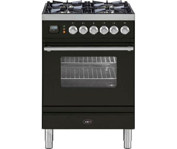 Boretti VP64ANG fornuis gasoven antraciet