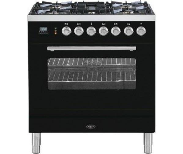 Boretti VP83ZWG fornuis gasoven zwart