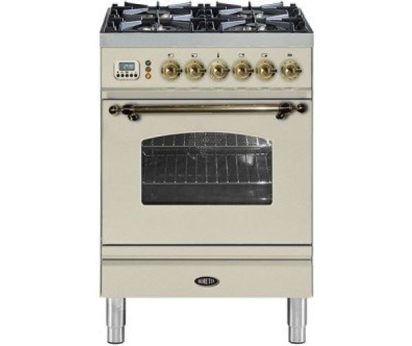 Boretti VPN64OWG fornuis gasoven oud-wit