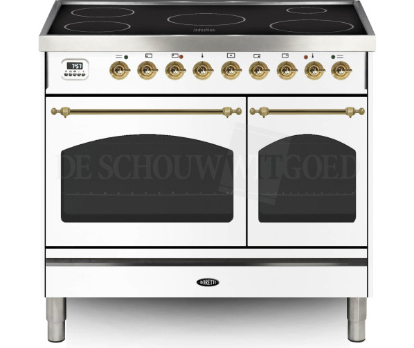 Boretti VPNI94WT inductie fornuis wit