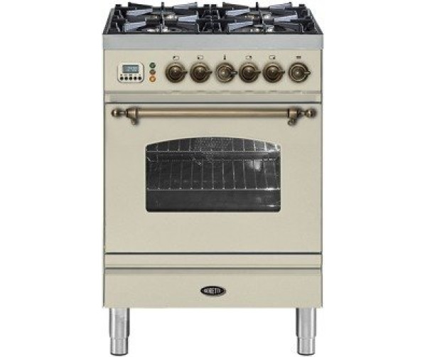 Boretti VPNO64OWG fornuis gasoven oud-wit