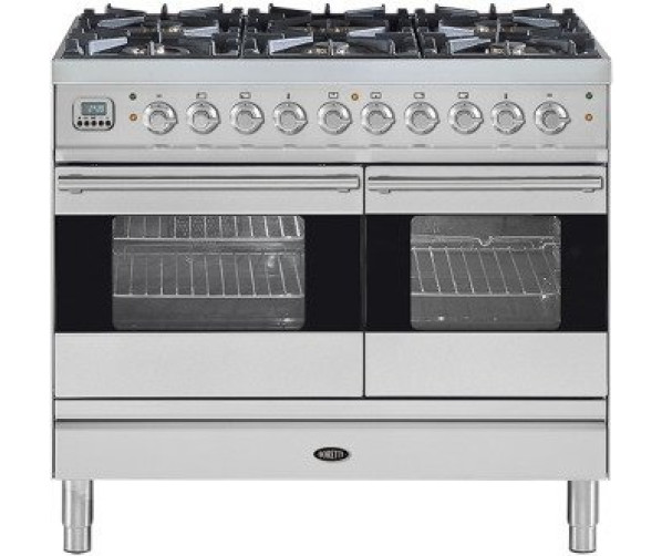 Boretti VPS104IXG fornuis gasoven roestvrijstaal