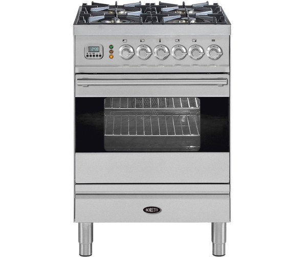 Boretti VPS64IXG fornuis gasoven roestvrijstaal