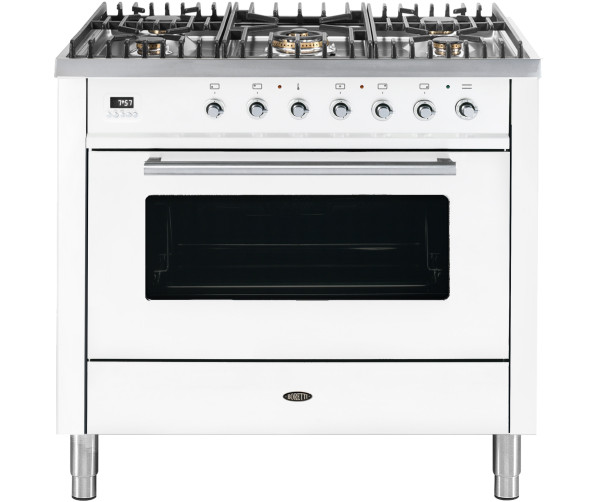 Boretti VT95WTBP fornuis wit