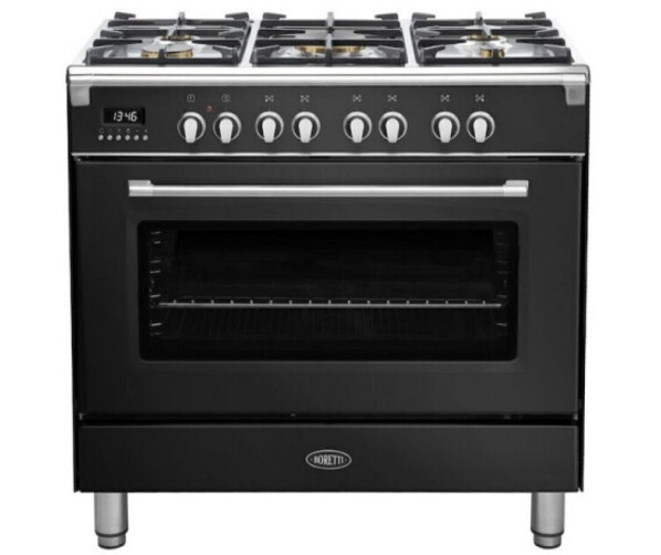 Boretti CFBG901ZW3 gas fornuis - zwart