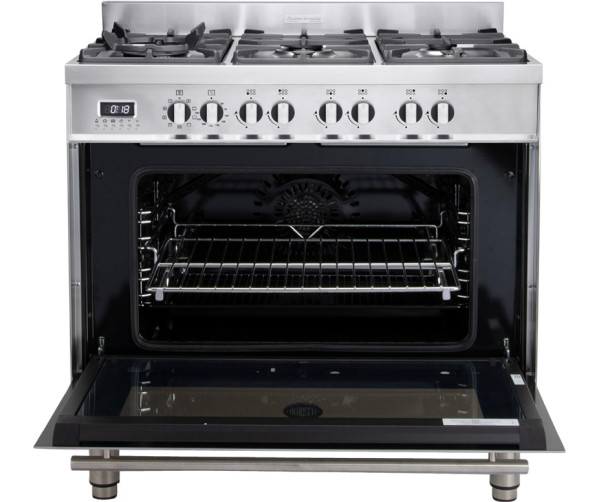 Boretti MFBG901IX/2 fornuis roestvrijstaal - Milano