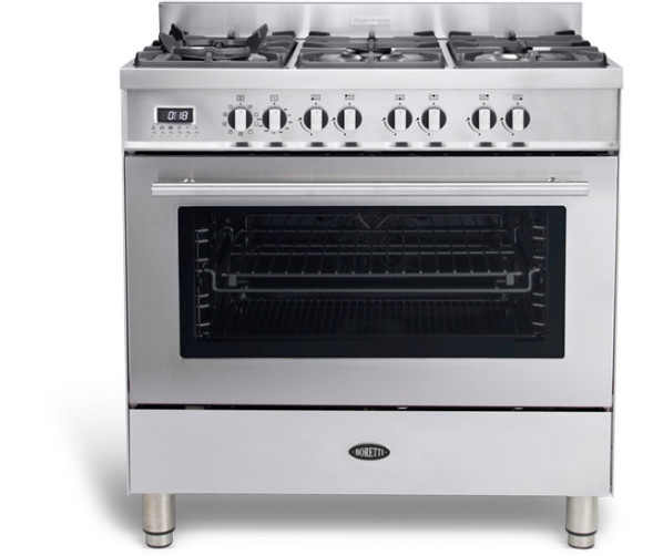 Boretti MFBG901IX/2 fornuis roestvrijstaal - Milano