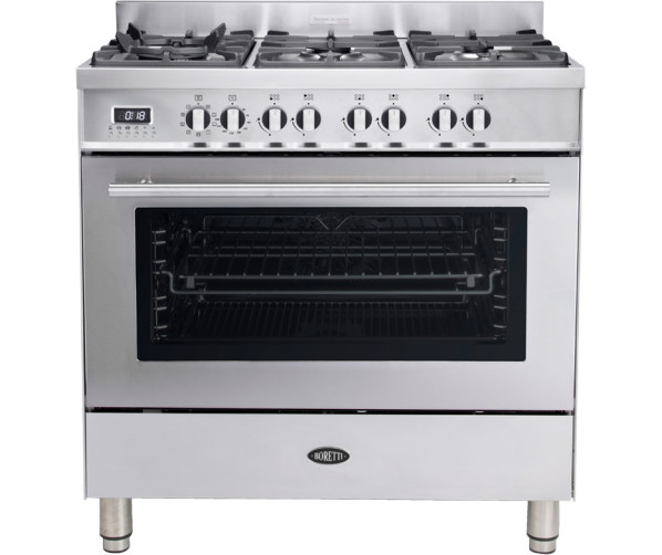 Boretti MFBG901IX/2 fornuis roestvrijstaal - Milano