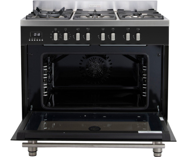 De MFBG901ZW/2 heeft een multifunctionele oven voorzien van telescopische geleiders
