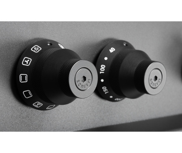 Boretti MLI95XMAT inductie fornuis met 5 inductie zones - antraciet