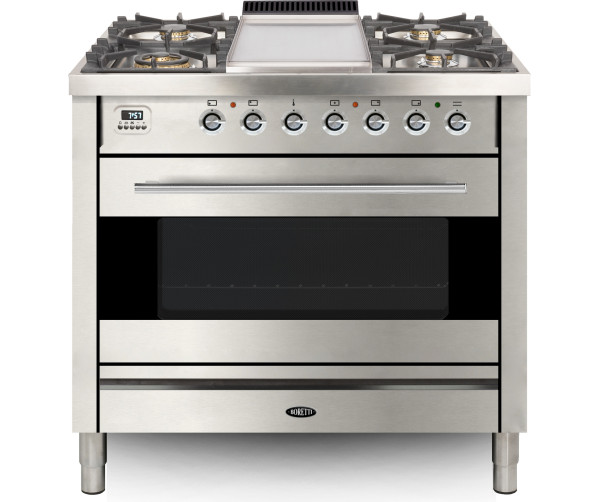 Boretti VFPS93IX rvs fornuis