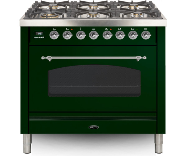 Boretti VPNR96GR groen fornuis
