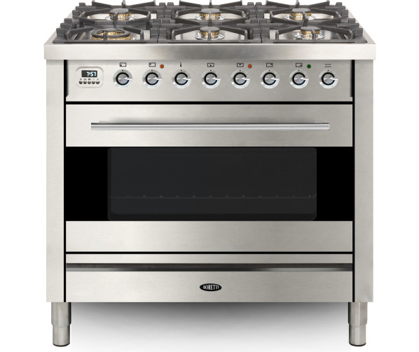 Boretti VPS96IX rvs fornuis