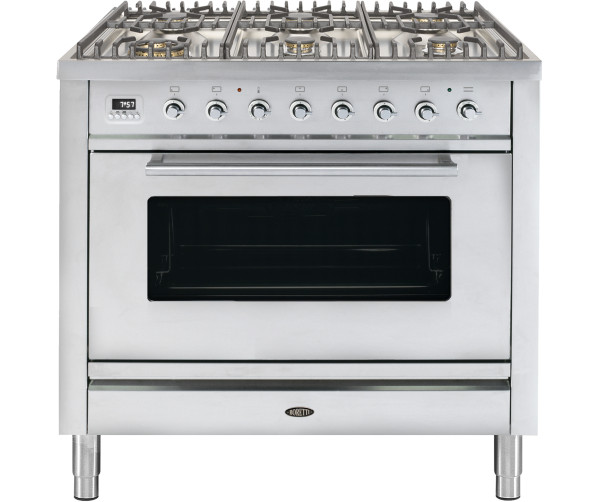 Boretti VT96IX BP fornuis - butaan/propaan gas - rvs - outlet