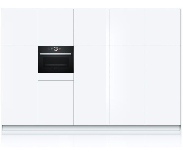 BOSCH combi-stoomoven inbouw zwart CSG656RB7