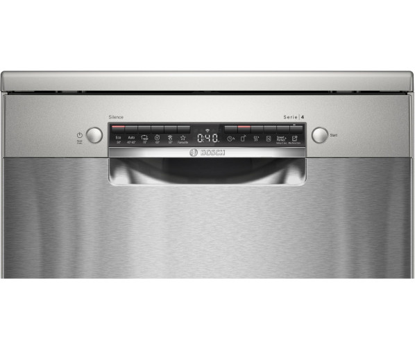 Bosch SMS4HKI02E vrijstaande vaatwasser - rvs-look