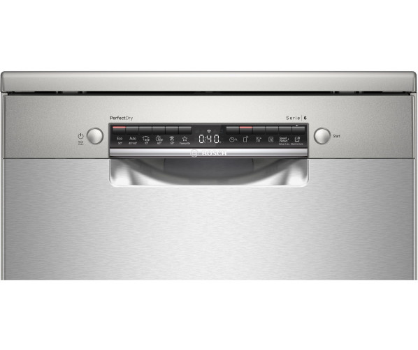 Bosch SMS6TCI00E vrijstaande vaatwasser met energieklasse A - rvs-look