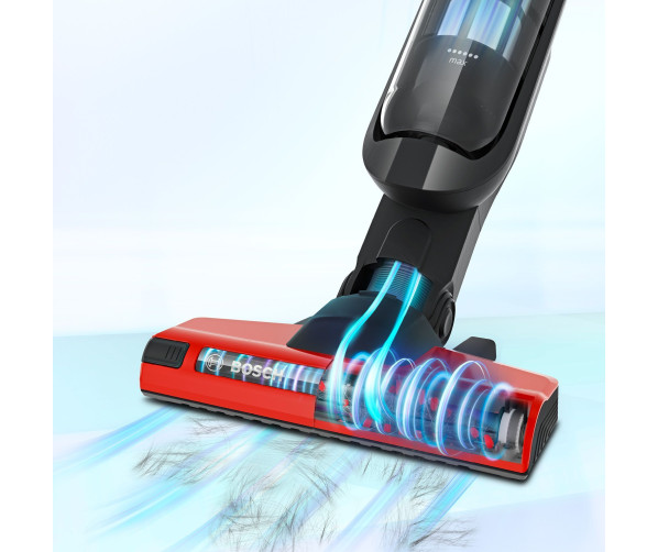 Bosch BCH86PET1 stofzuiger - Rood