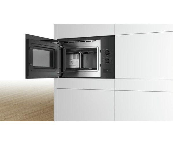 Bosch BFL550MB0 inbouw magnetron - zwart - nis 38 cm.