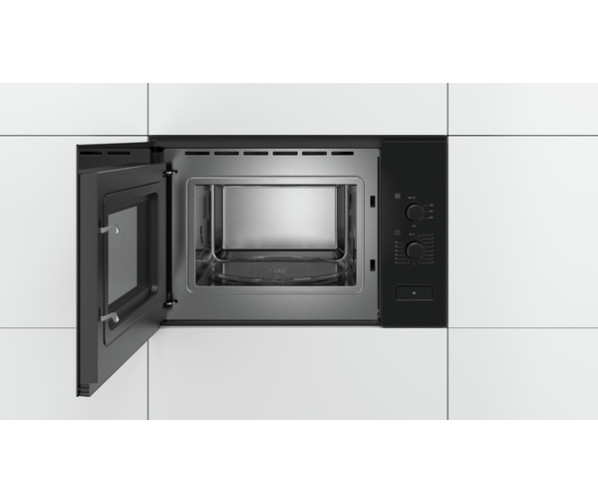 Bosch BFL550MB0 inbouw magnetron - zwart - nis 38 cm.
